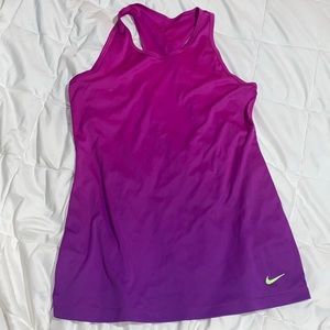 Ombré Purple XL Nike Tank Top